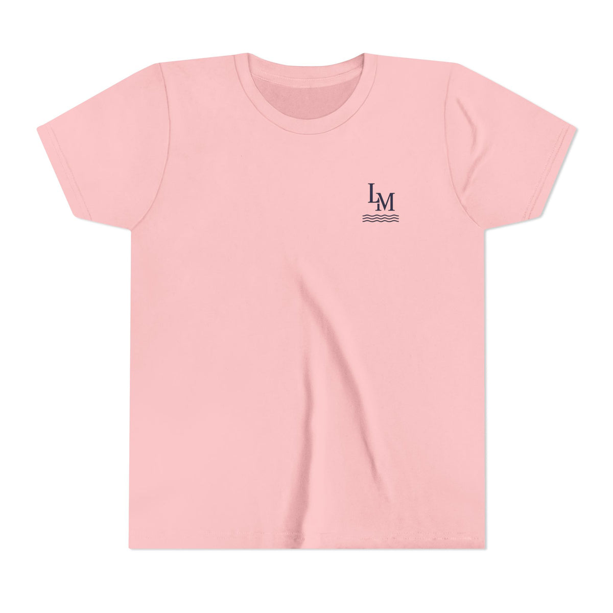 Lake Mohawk Lake Map Youth T-Shirt - Shop Lake Mohawk - S / Pink