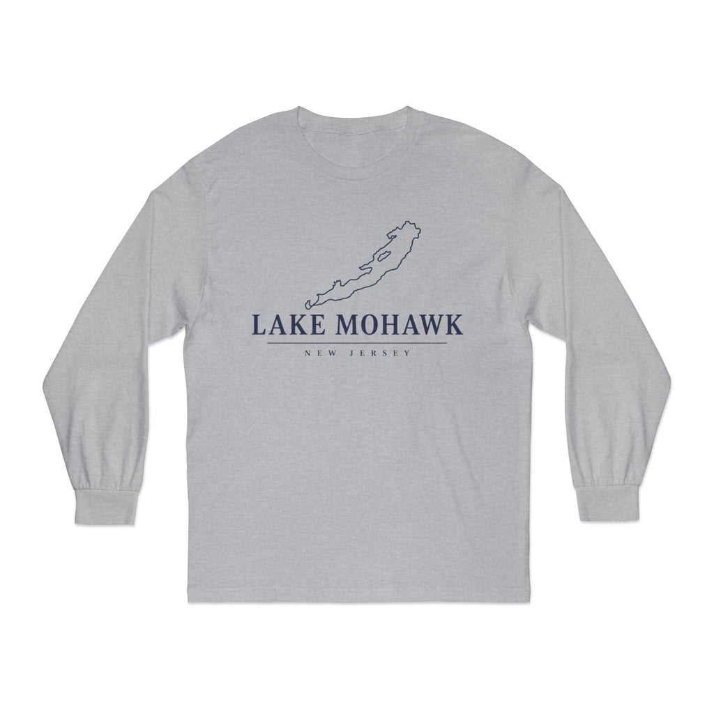 Lake Mohawk Minimal Lake Map Long Sleeve