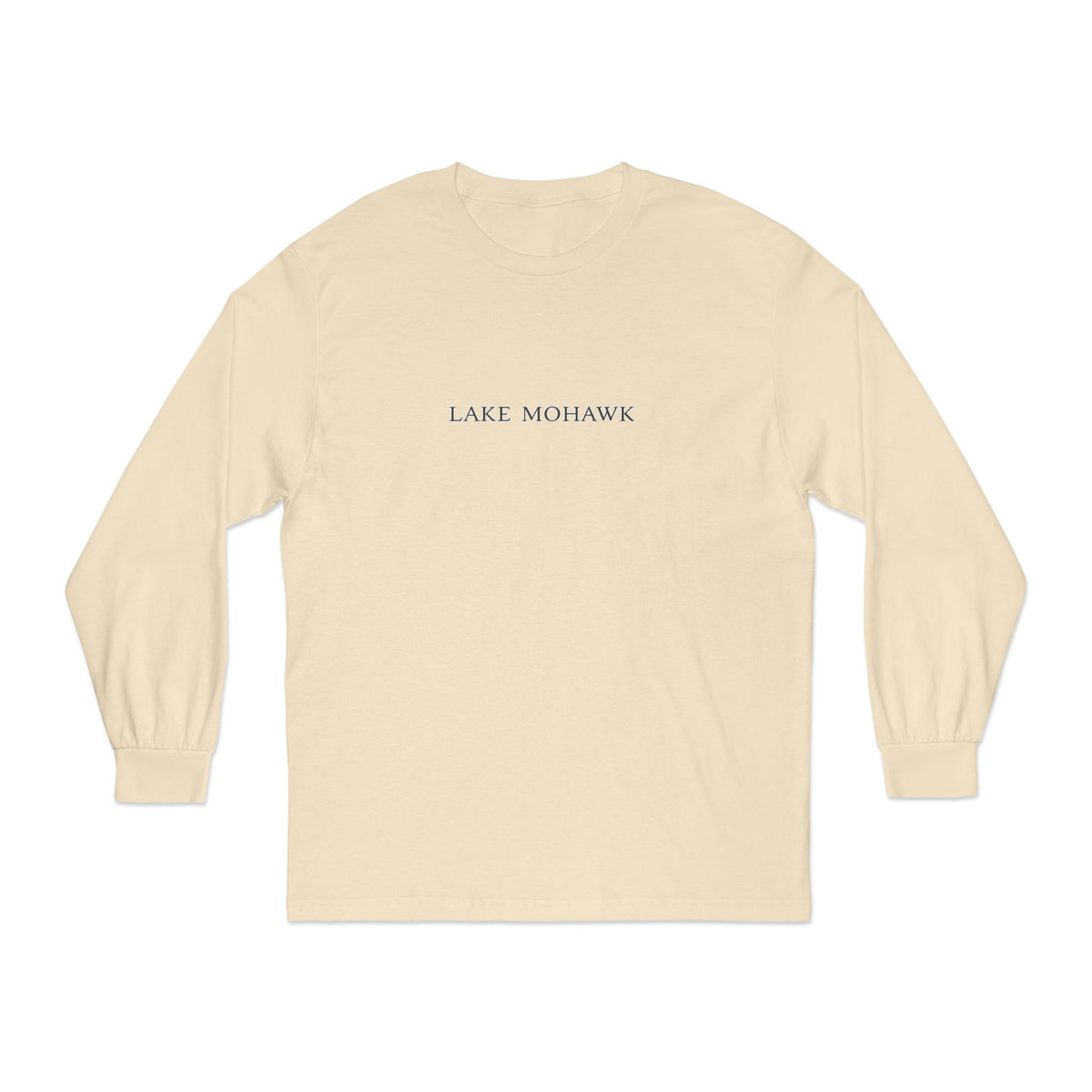 Lake Mohawk Minimalist Long Sleeve Tee - Shop Lake Mohawk - Sand / S