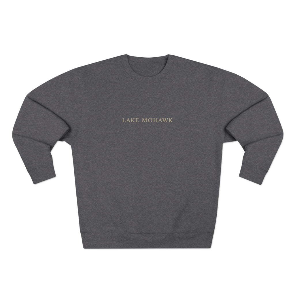 Lake Mohawk Minimal Text Crewneck