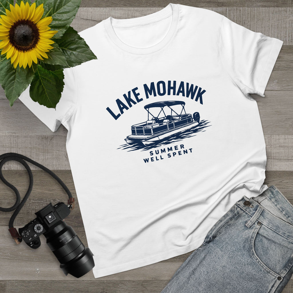 Lake Mohawk Pontoon Boat T-Shirt