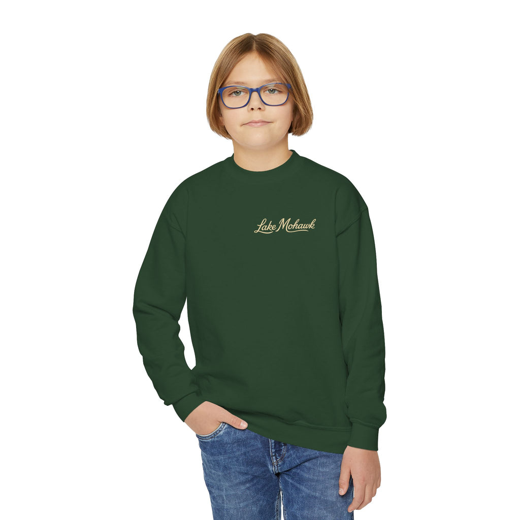 Lake Mohawk Script Youth Crewneck - Shop Lake Mohawk