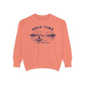 Solo Time Lake Crewneck — Kayaking Graphic Pullover - Shop Lake Mohawk - Terracotta / S