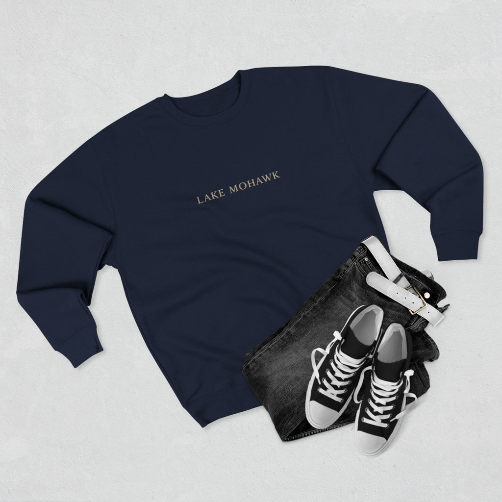 Lake Mohawk Minimal Text Crewneck