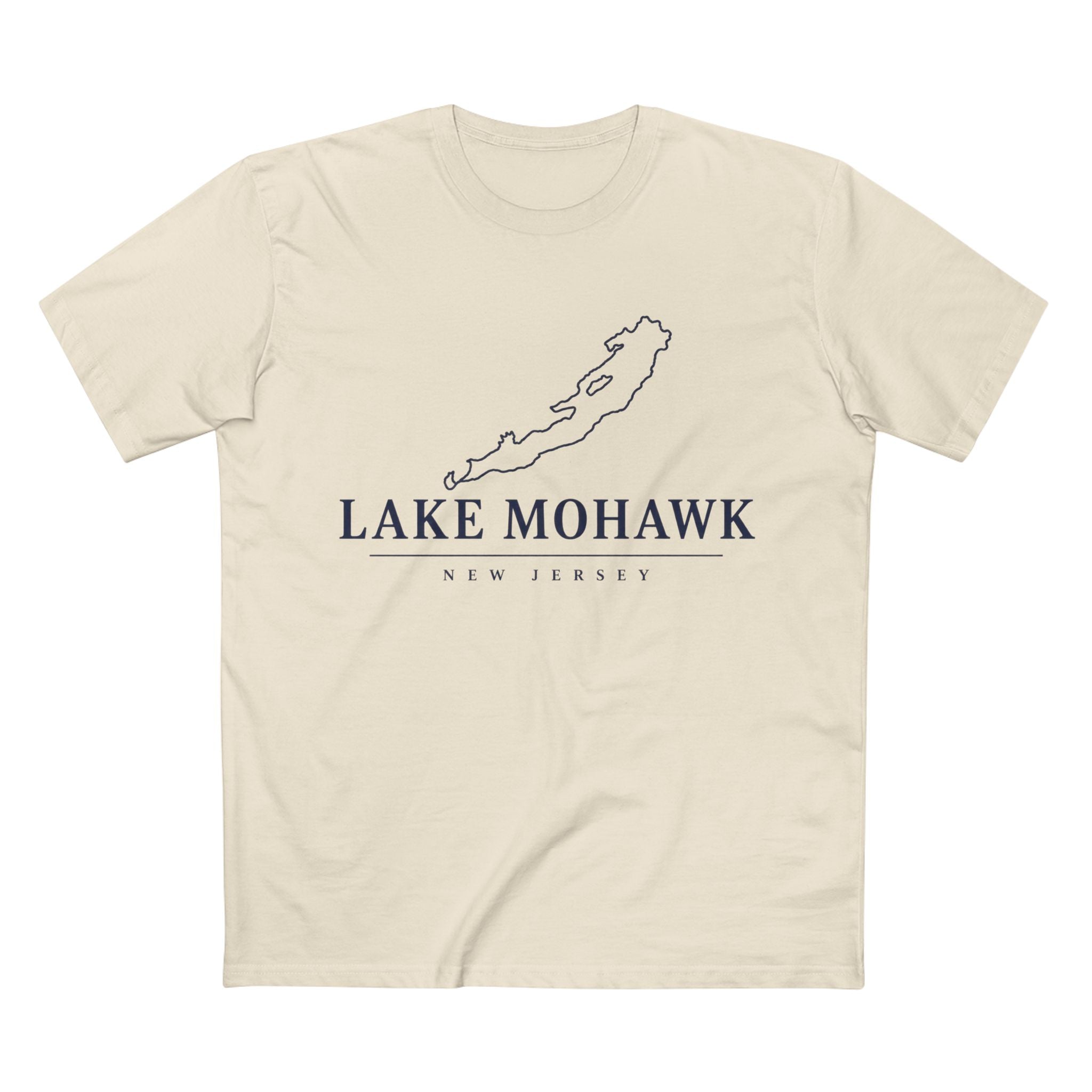 Lake Mohawk New Jersey Map Tee