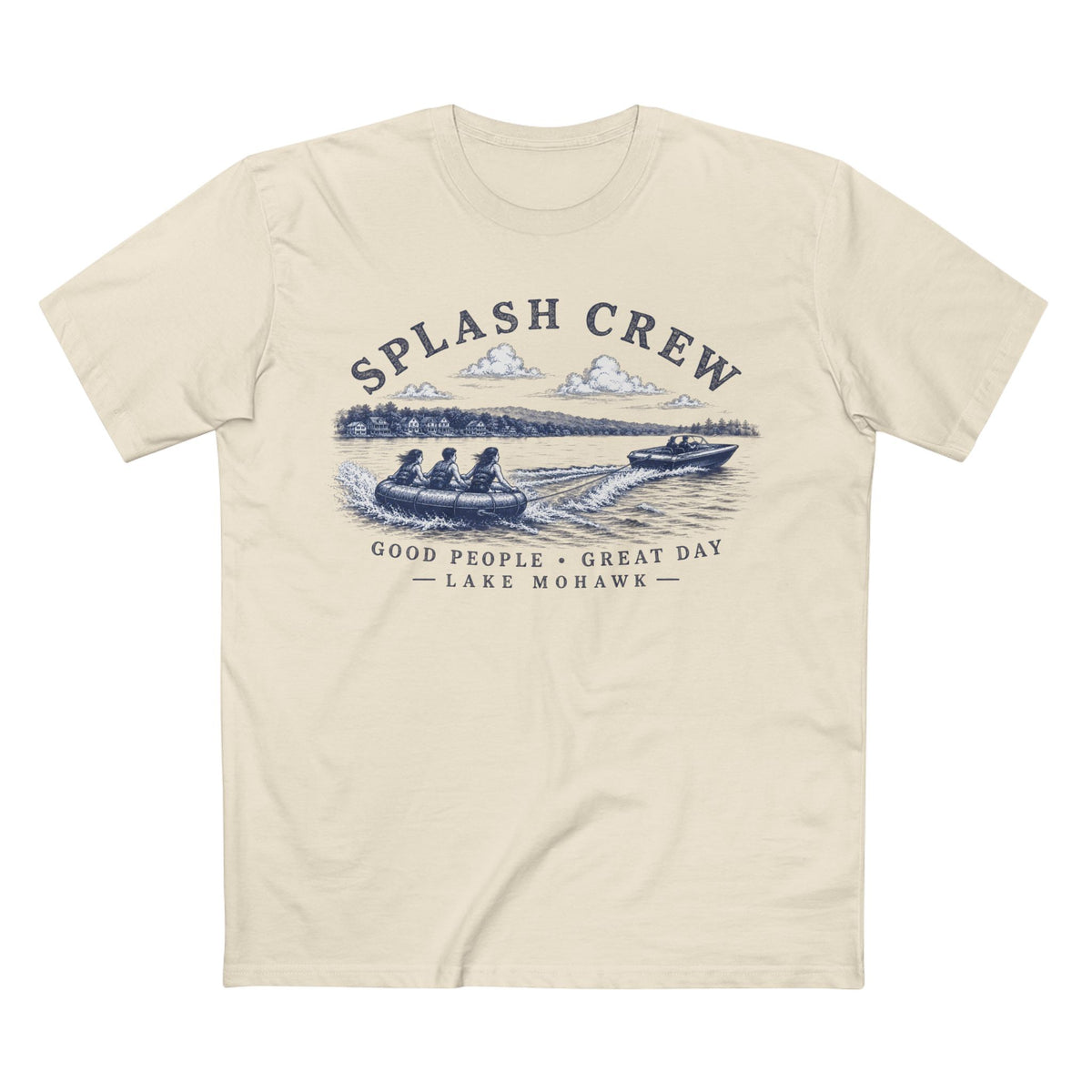 Good People • Great Day T-Shirt - Shop Lake Mohawk - S / Natural