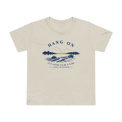 Hang On Lake Woman T-Shirt - Shop Lake Mohawk - Bone / XS