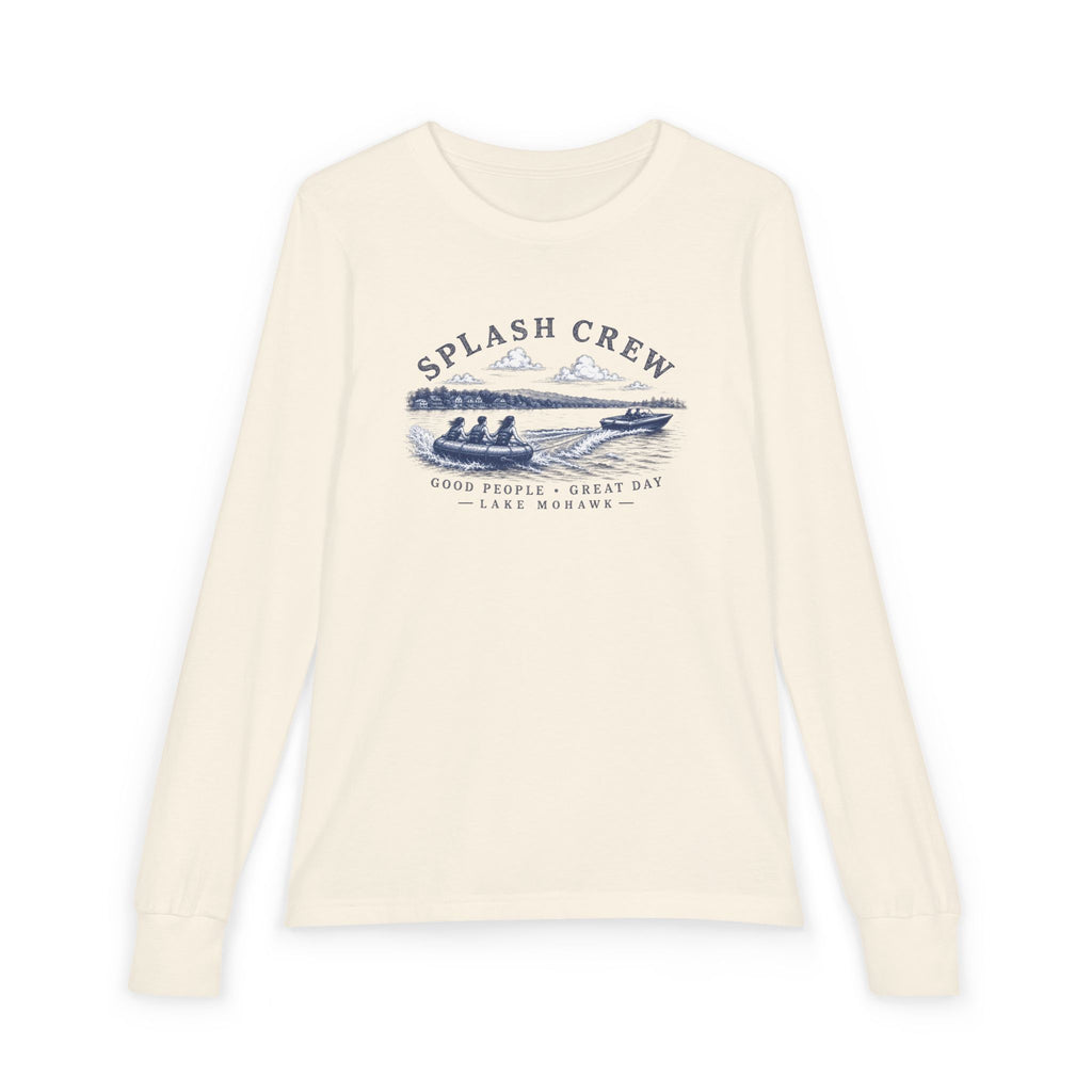 Splash Crew Youth Long Sleeve - Shop Lake Mohawk - Natural / S