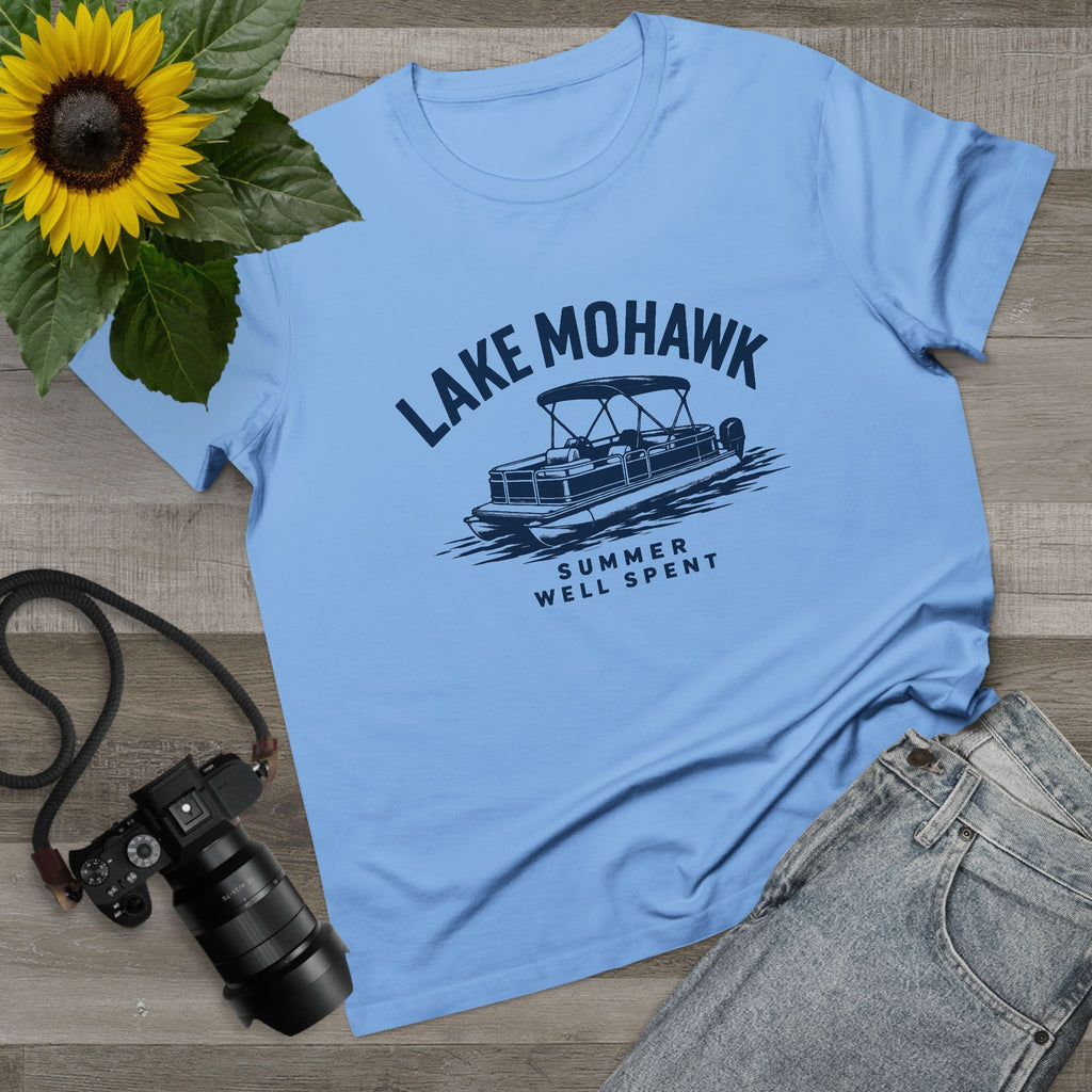 Lake Mohawk Pontoon Boat T-Shirt - Shop Lake Mohawk
