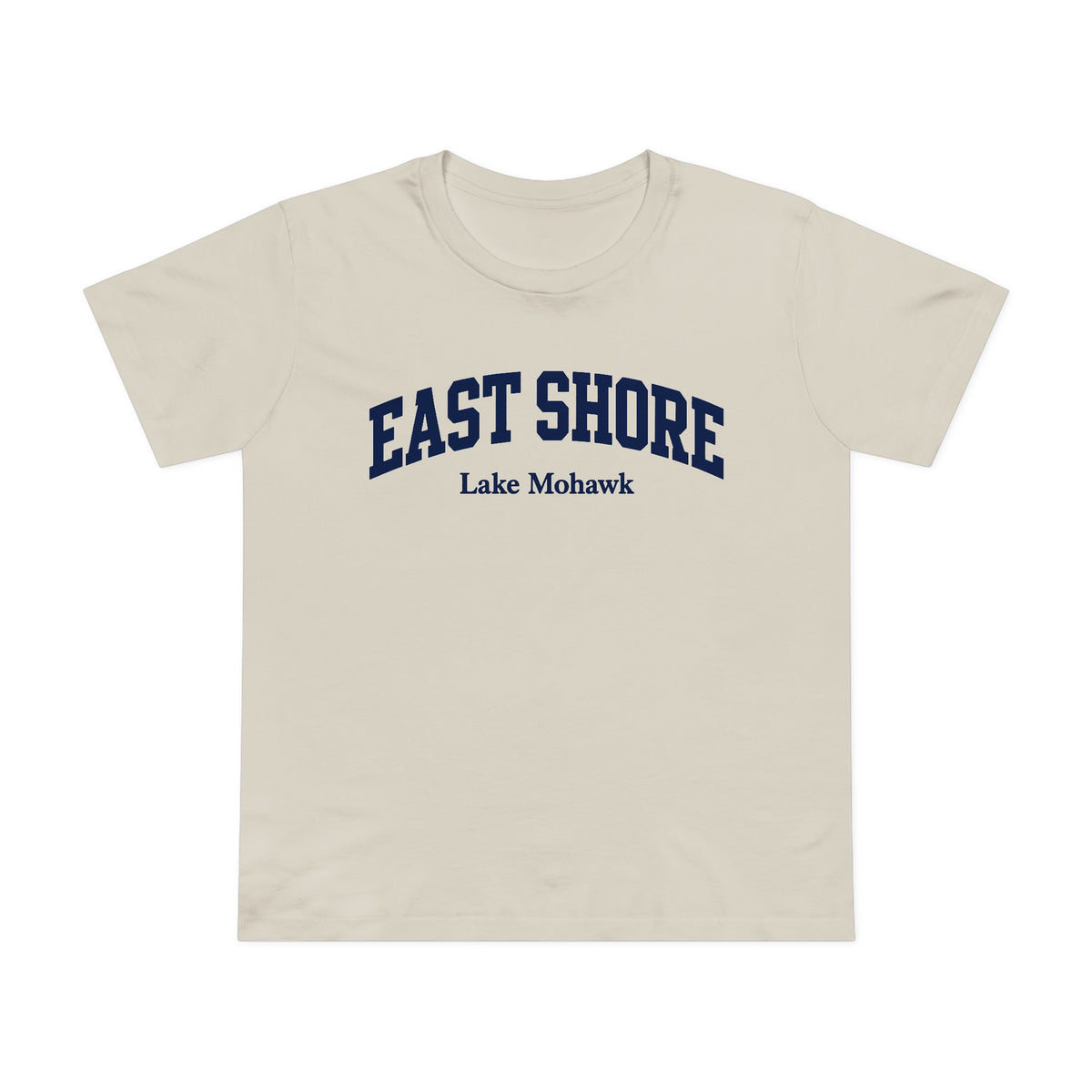 East Shore Nautical Women's Tee - Shop Lake Mohawk - Bone / XS
