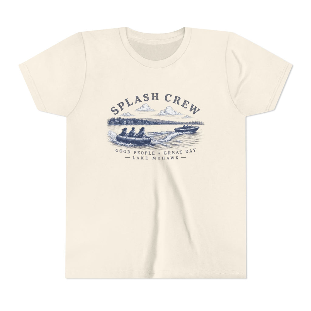 Splash Crew Youth T-Shirt - Shop Lake Mohawk - S / Natural