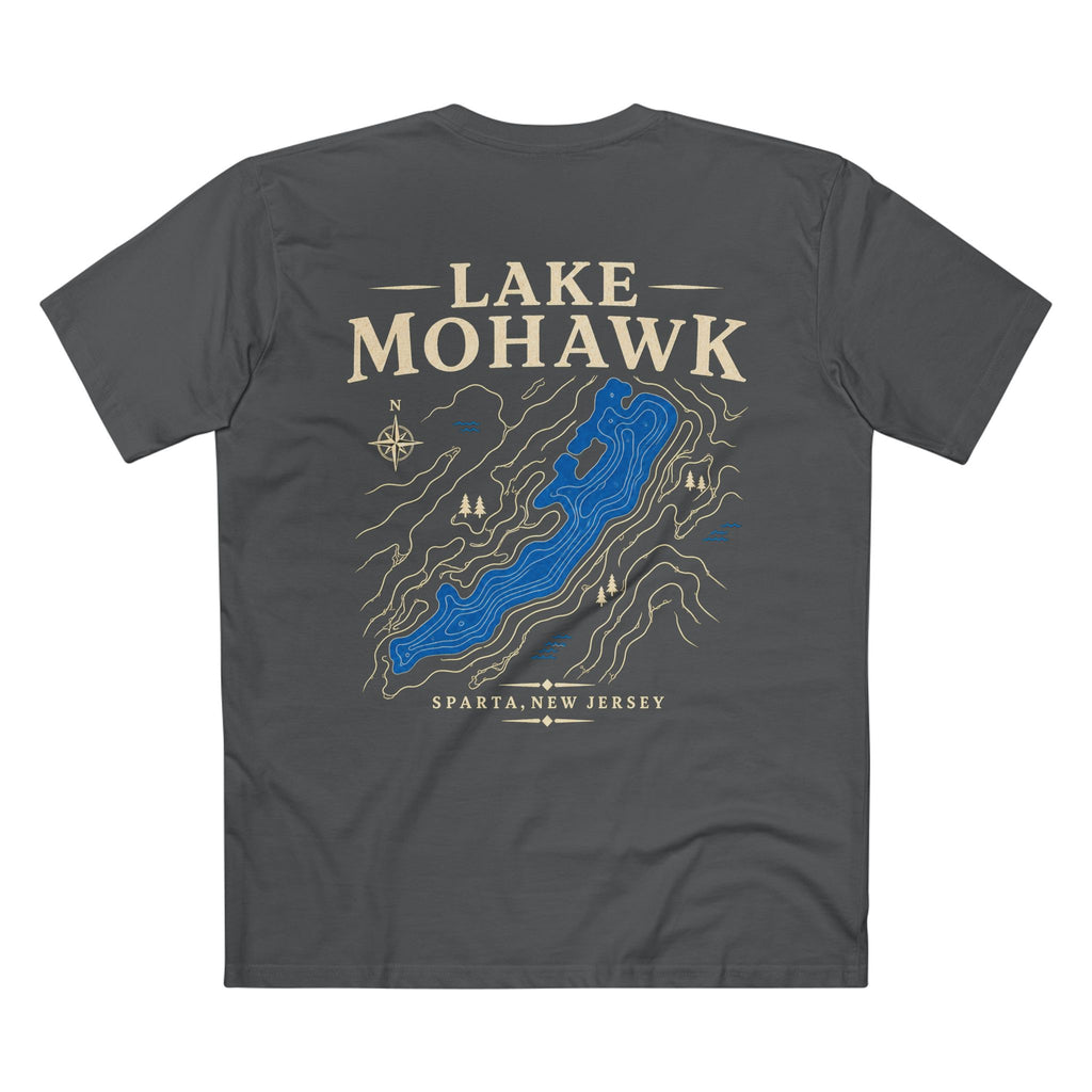 Lake Mohawk Sparta Map Tee