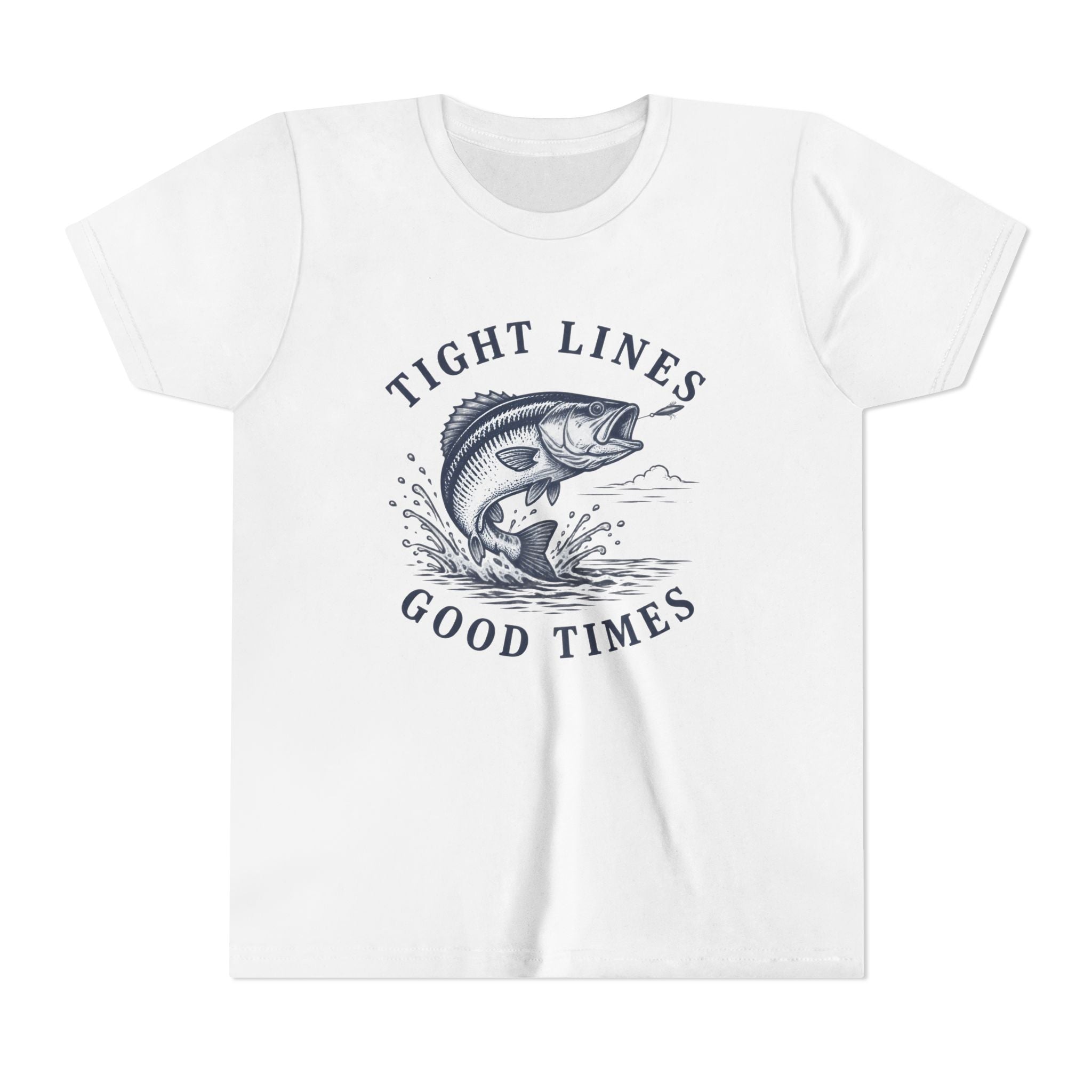 Youth Fishing T-Shirt – "Tight Lines Good Times"