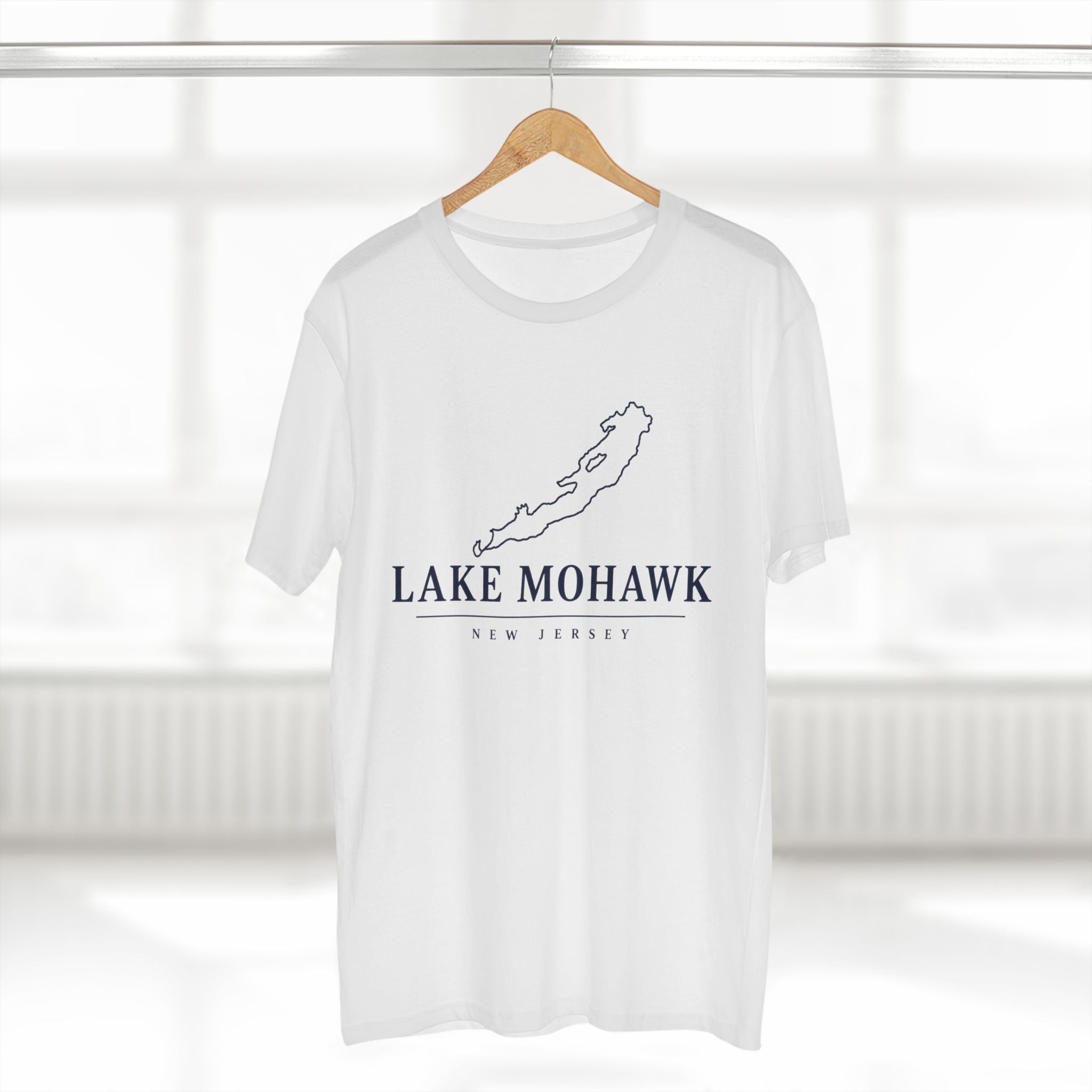 Lake Mohawk New Jersey Map Tee
