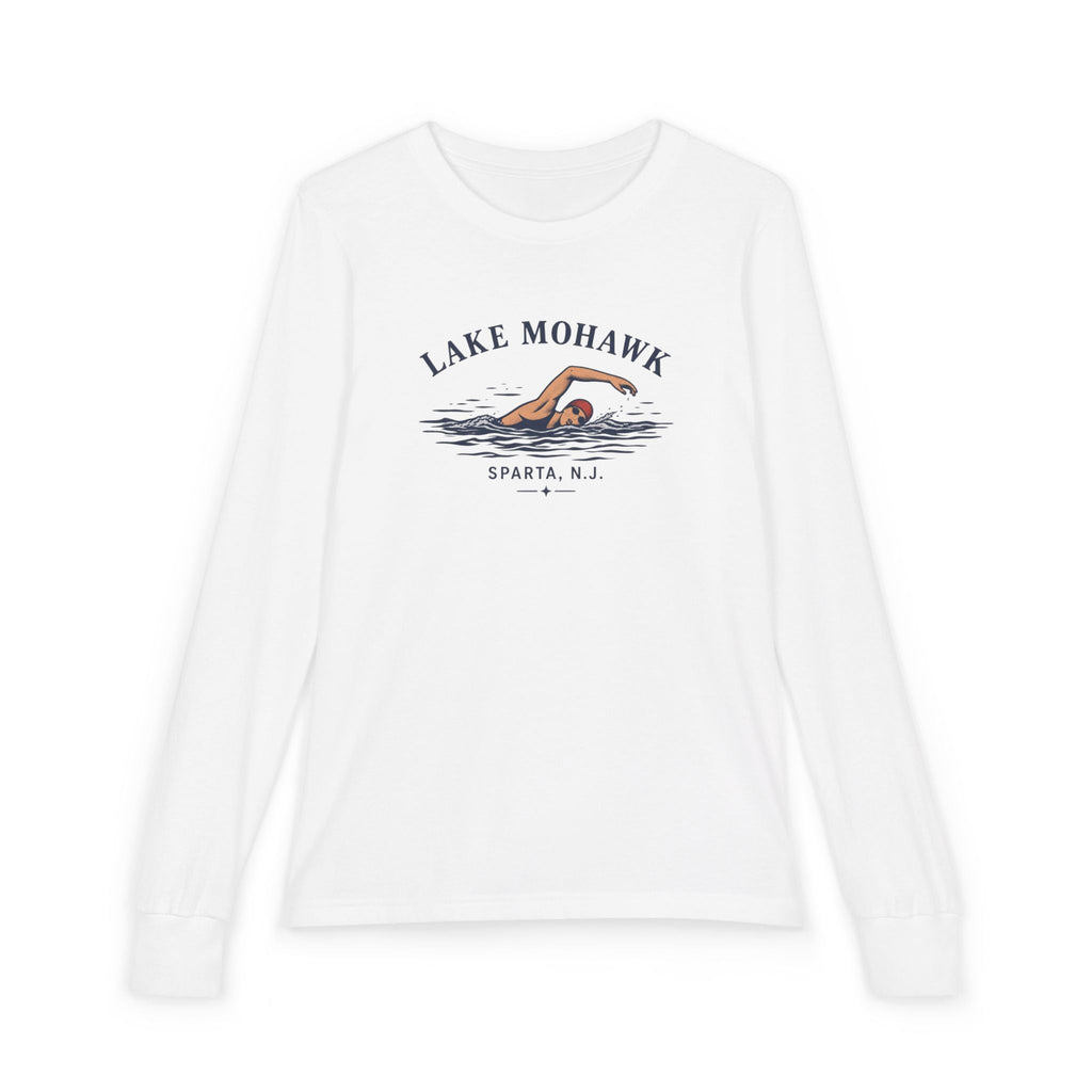 Lake Mohawk Swim Youth Long Sleeve - Shop Lake Mohawk - White / S