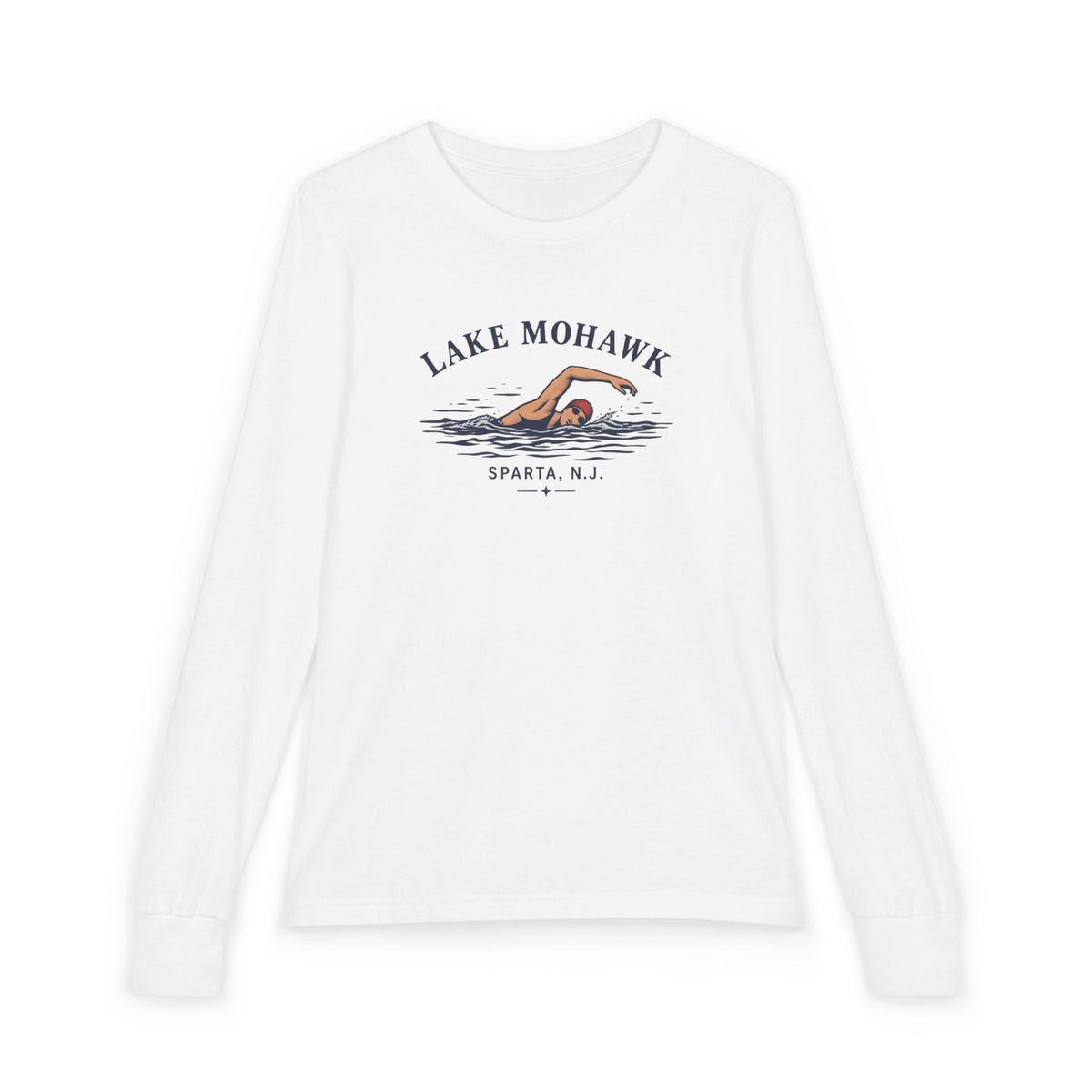 Lake Mohawk Swim Youth Long Sleeve - Shop Lake Mohawk - White / S