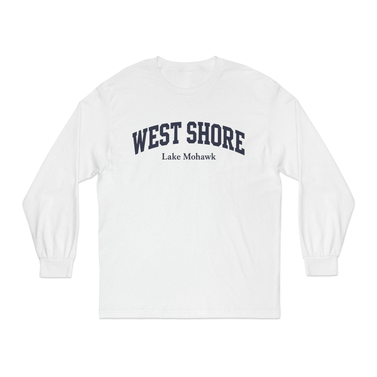 West Shore Long Sleeve - Shop Lake Mohawk - White / S