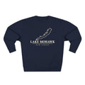 Lake Mohawk Lake Map Crewneck - Shop Lake Mohawk - S / Navy