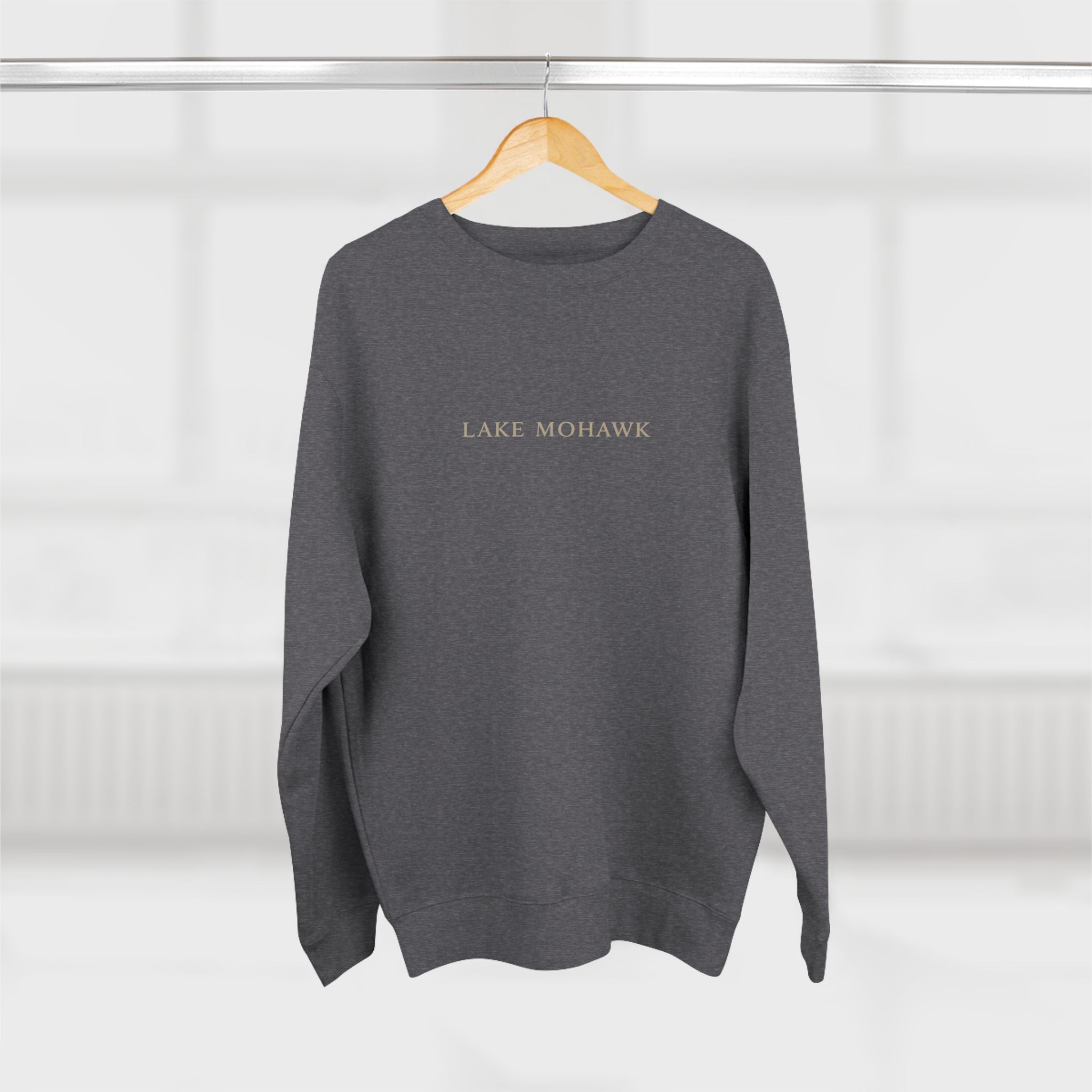 Lake Mohawk Minimal Text Crewneck