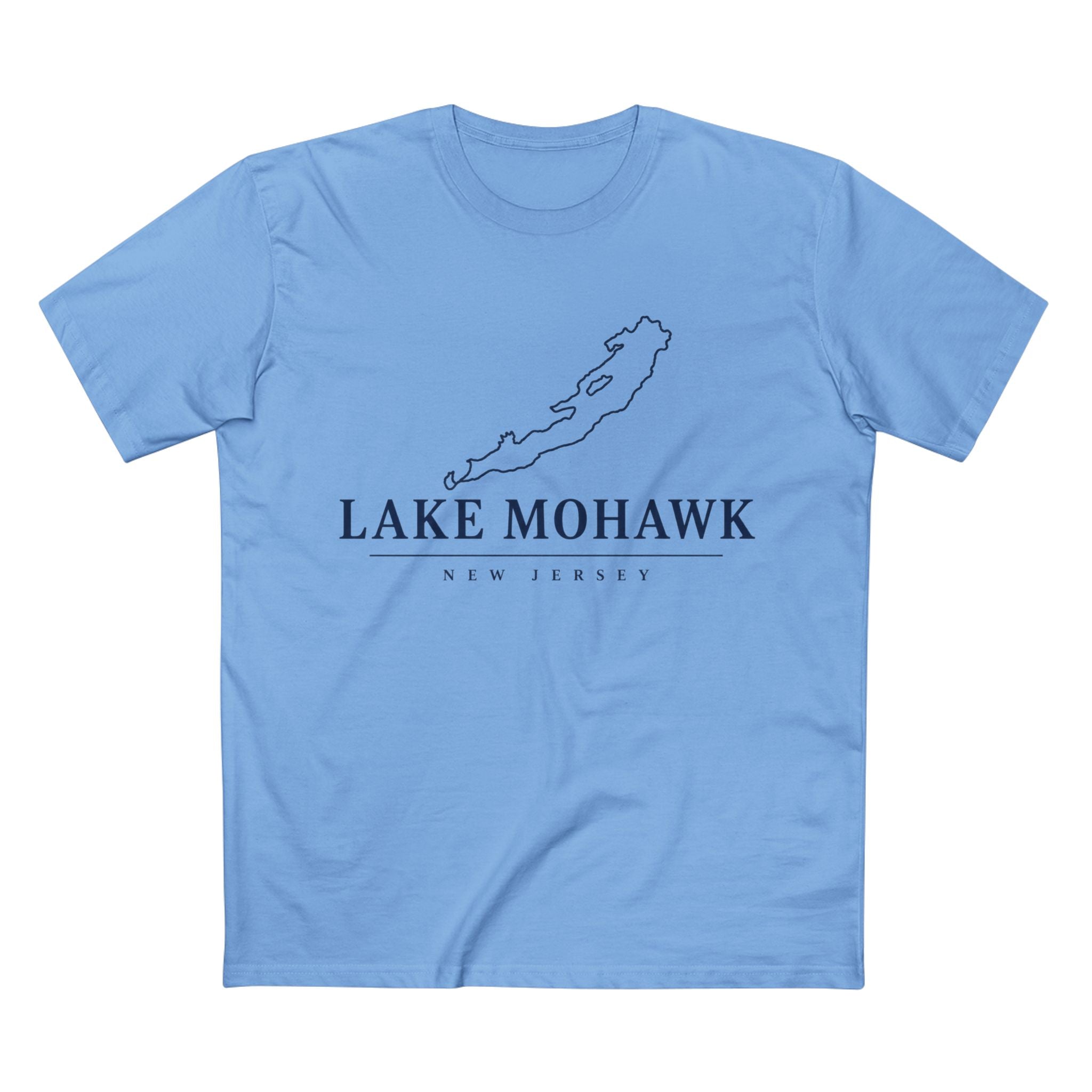 Lake Mohawk New Jersey Map Tee