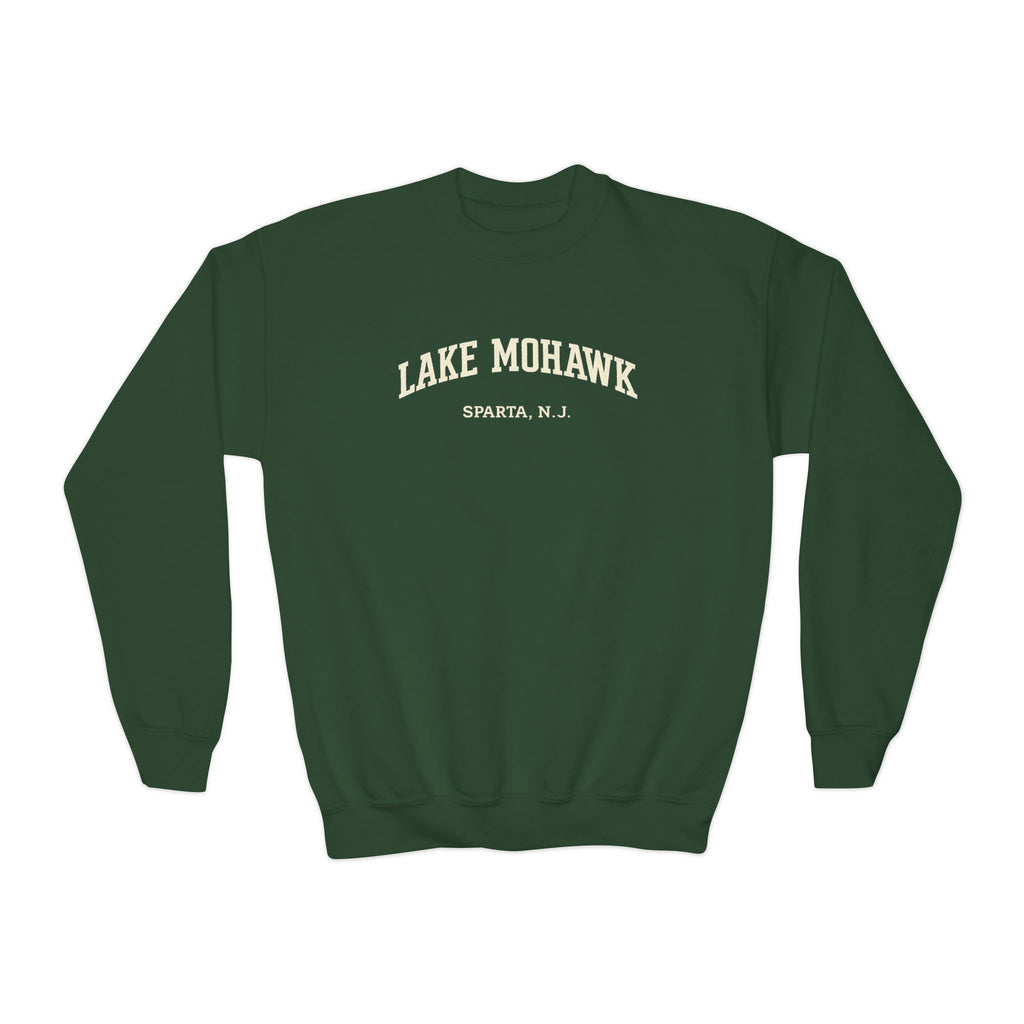 Lake Mohawk Sparta Youth Crewneck - Shop Lake Mohawk - Forest Green / XS