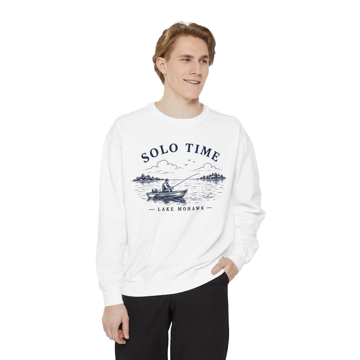 Solo Time Lake Crewneck - Shop Lake Mohawk