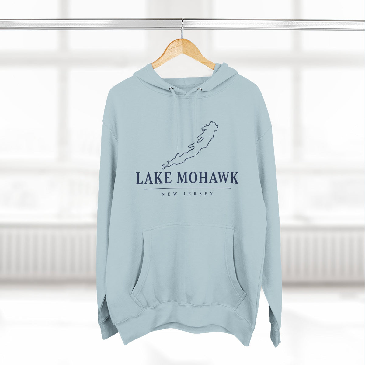 Lake Mohawk Map Hoodie - Shop Lake Mohawk