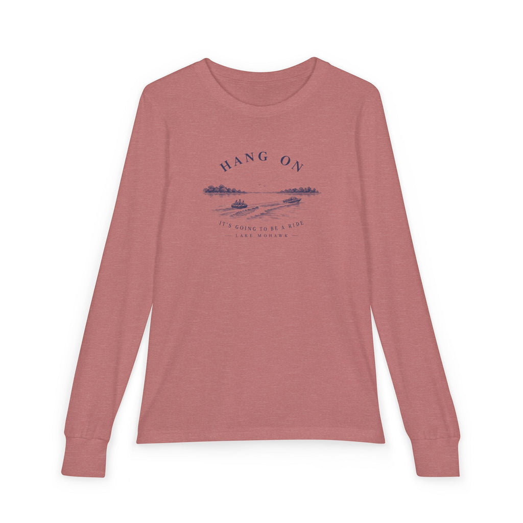 Hang On Youth Long Sleeve - Shop Lake Mohawk - Heather Mauve / S