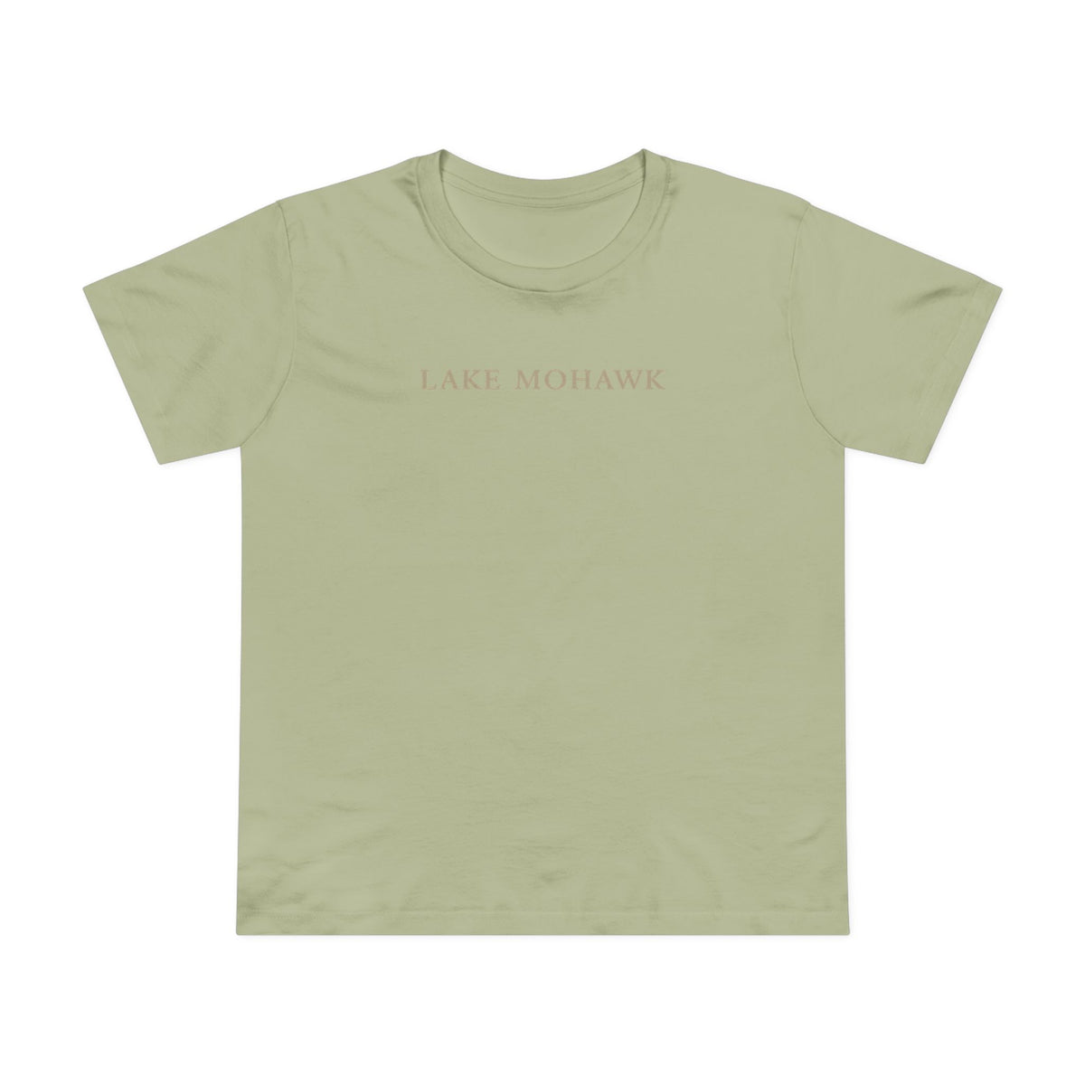 Lake Mohawk Simple Logo Women's Tee - Shop Lake Mohawk - Pistachio / XS