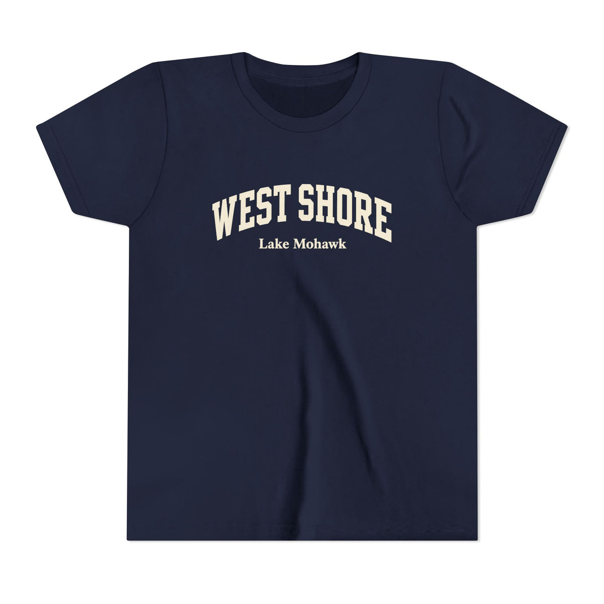 West Shore Youth T-Shirt - Shop Lake Mohawk - S / Navy