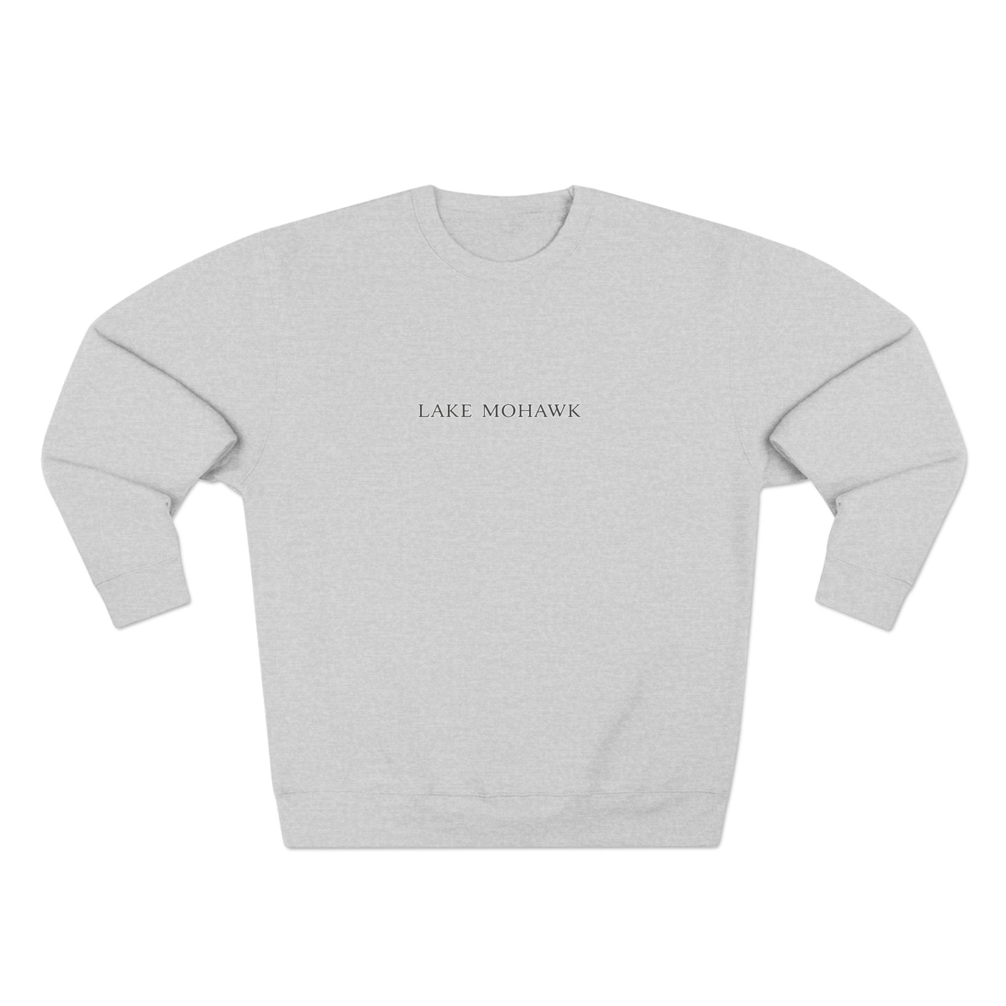 Lake Mohawk Minimal Text Crewneck