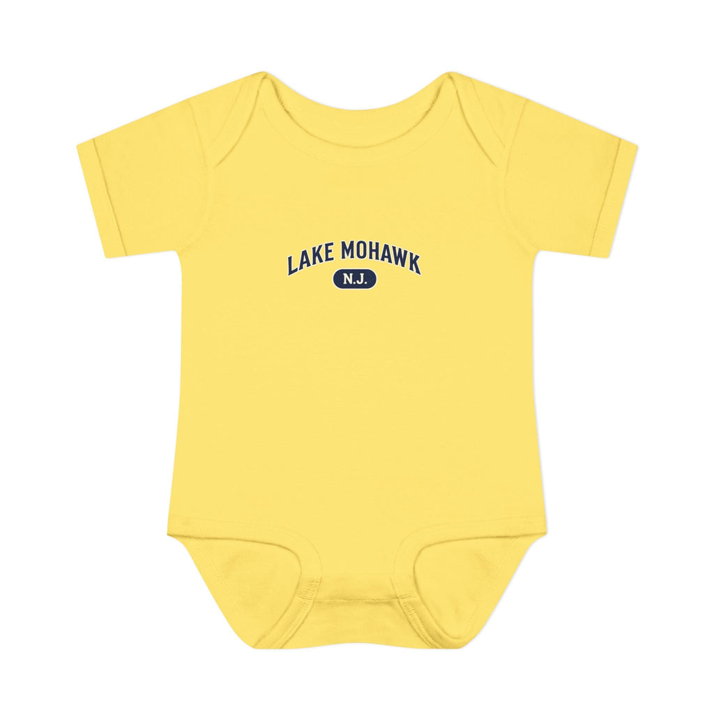 Lake Mohawk NJ Baby Bodysuit - Shop Lake Mohawk - NB (0-3M) / Butter
