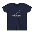 Lake Mohawk Map Youth T-Shirt - Shop Lake Mohawk - S / Navy
