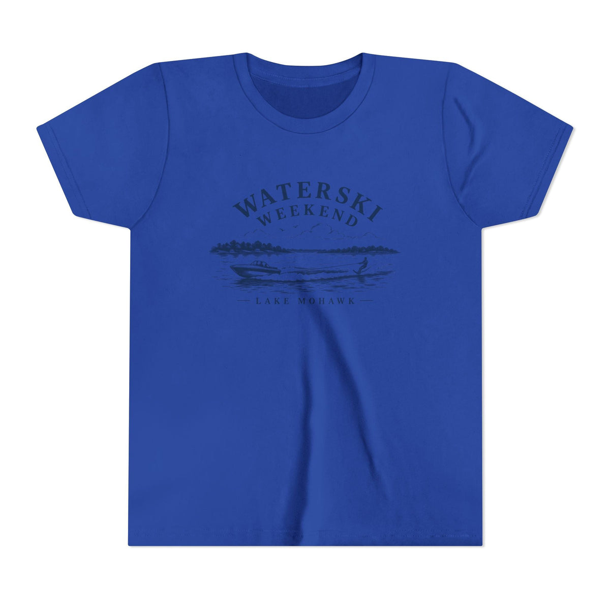 Youth Waterski Weekend Tee - Shop Lake Mohawk - S / True Royal