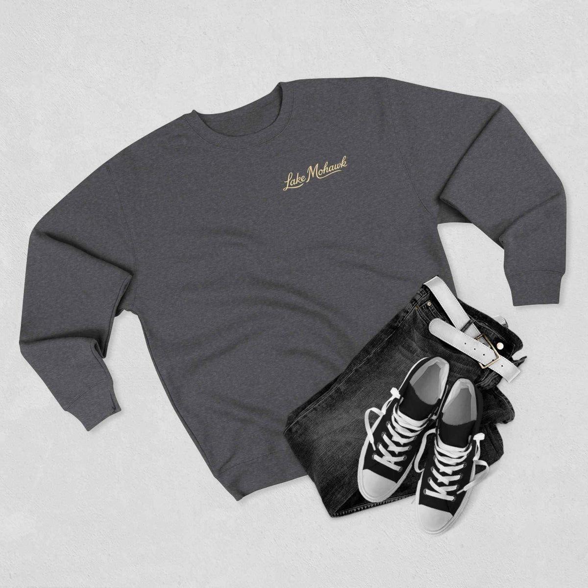 Minimal Script Crewneck
