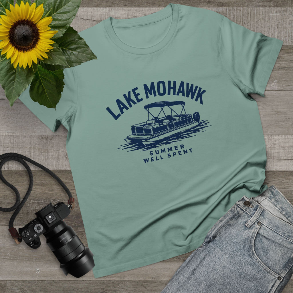 Lake Mohawk Pontoon Boat T-Shirt - Shop Lake Mohawk