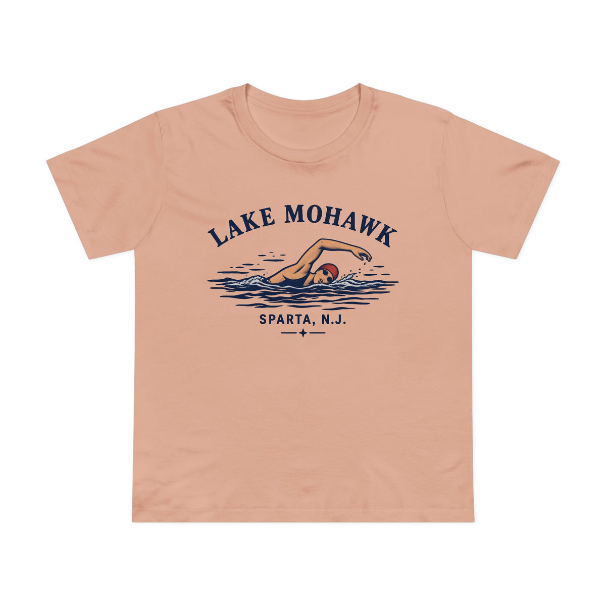 Lake Mohawk Swim Women's T-Shirt - Shop Lake Mohawk - Pale Pink / XS