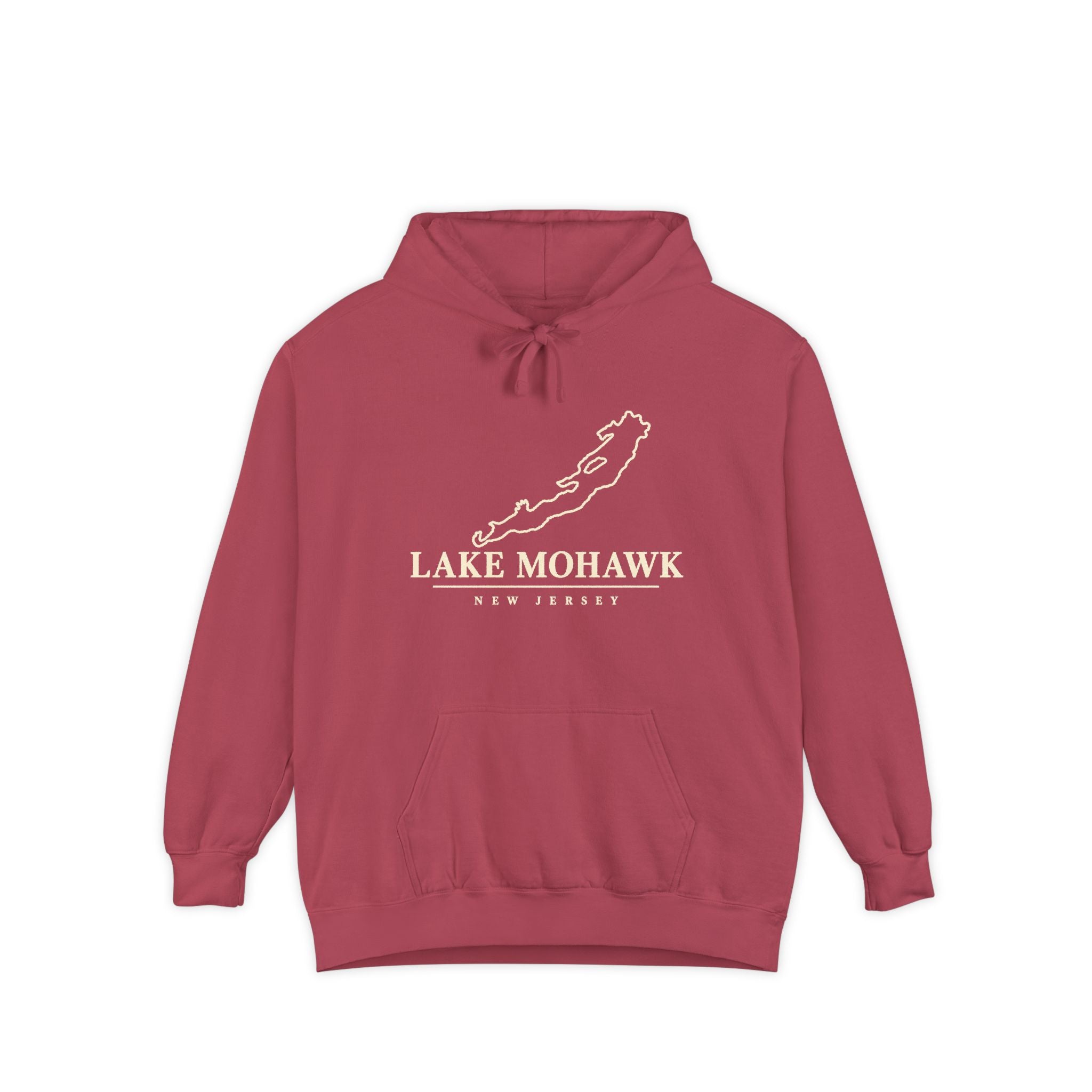 Lake Mohawk Lake Map Hoodie