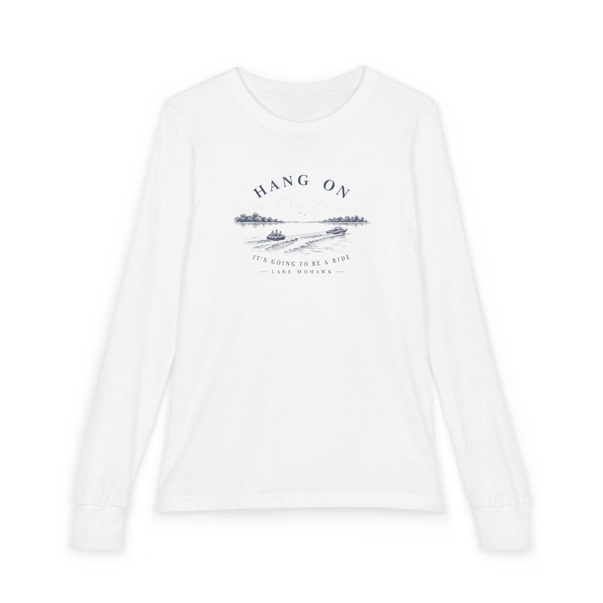 Hang On Youth Long Sleeve - Shop Lake Mohawk - White / S