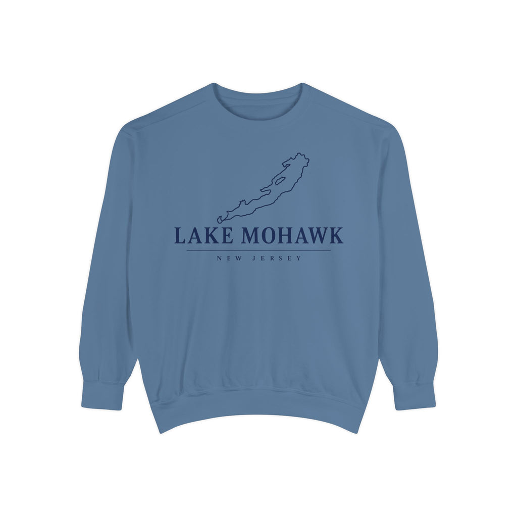 Lake Mohawk Lake Outline Crewneck