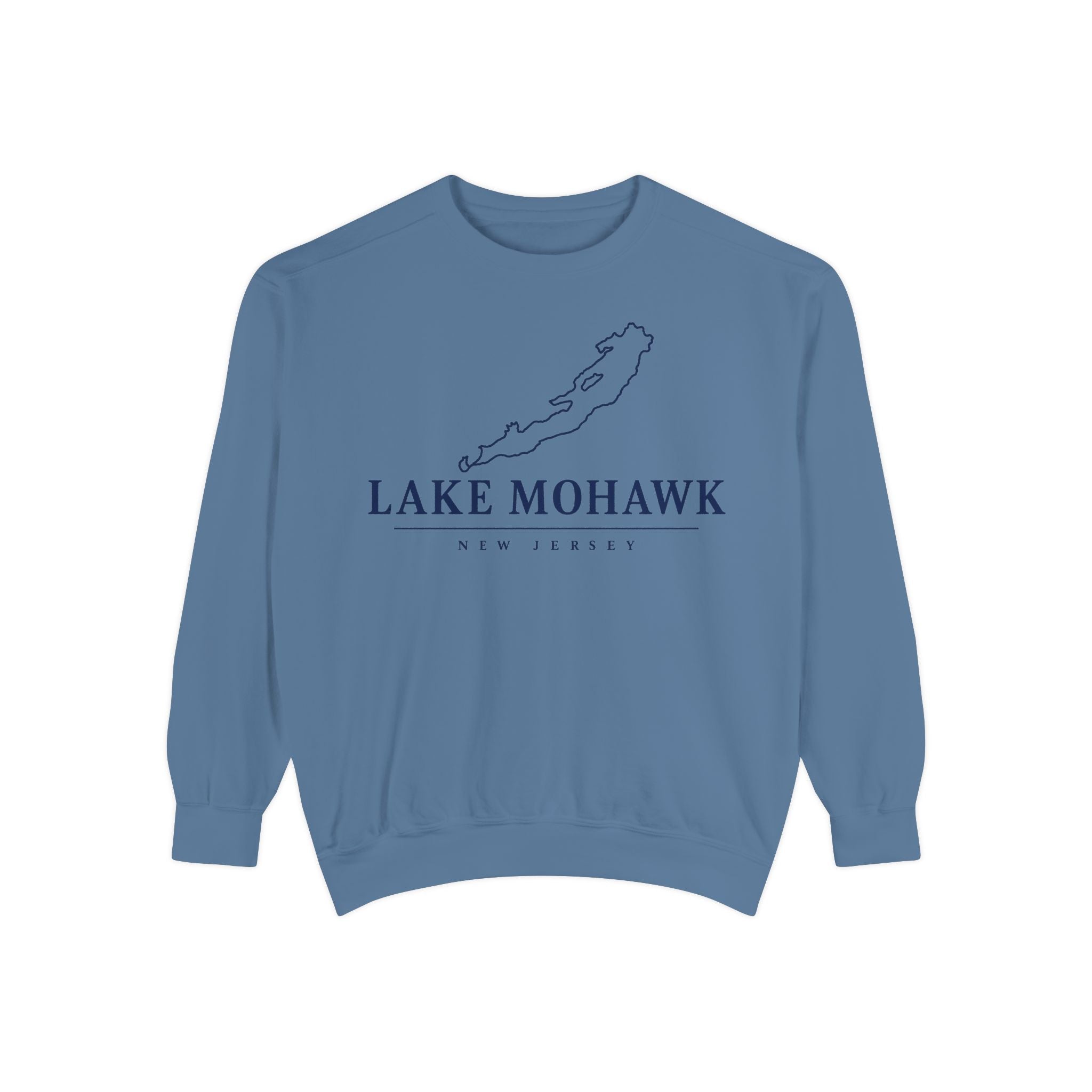 Lake Mohawk Lake Outline Crewneck