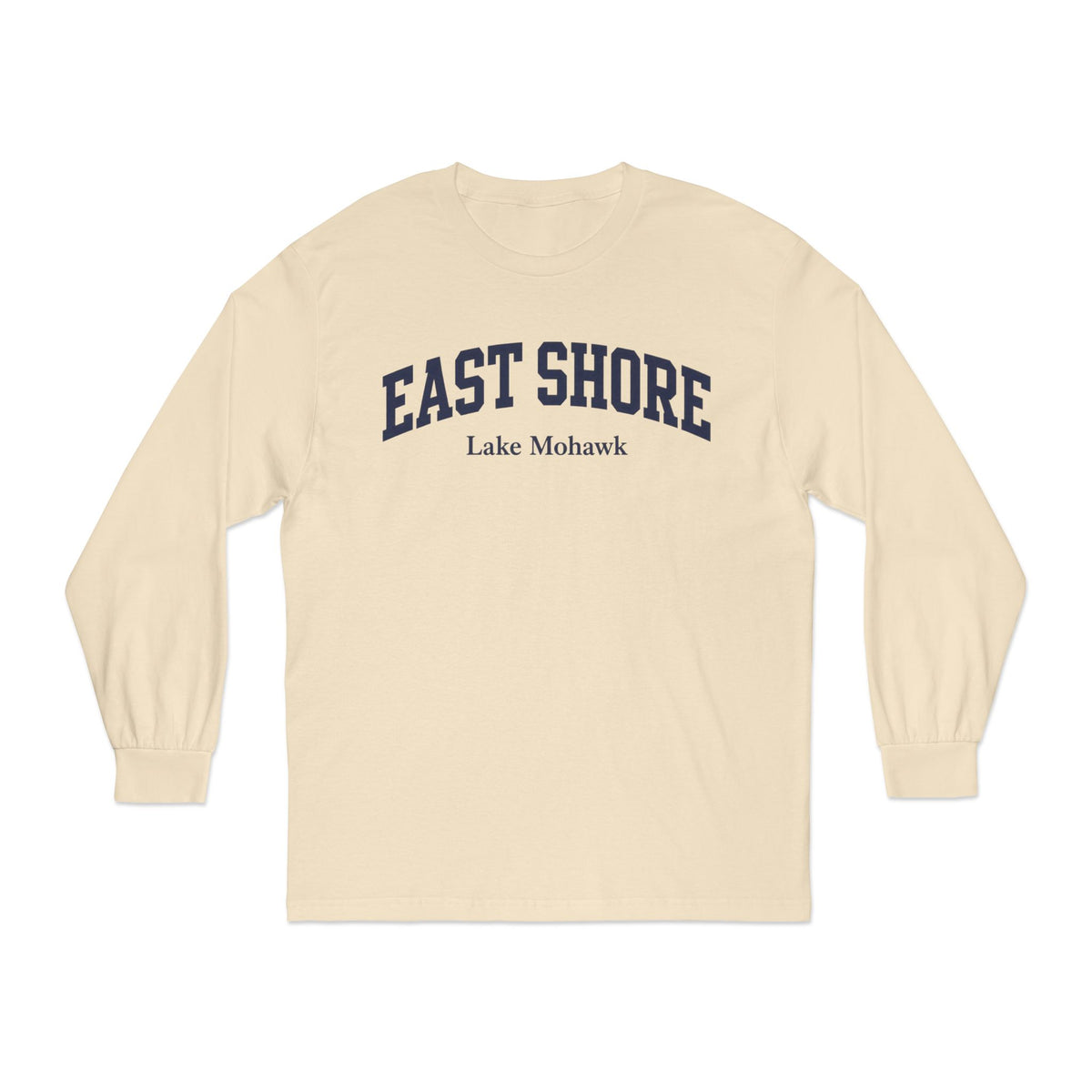 East Shore Lake Mohawk Long Sleeve Tee - Shop Lake Mohawk - Sand / S