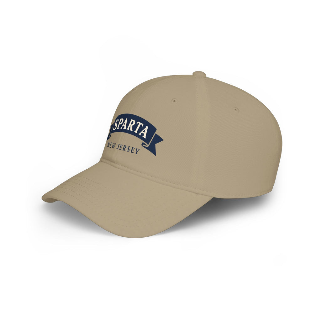 Sparta New Jersey Low Profile Baseball Cap — Embroidered Banner Dad Hat