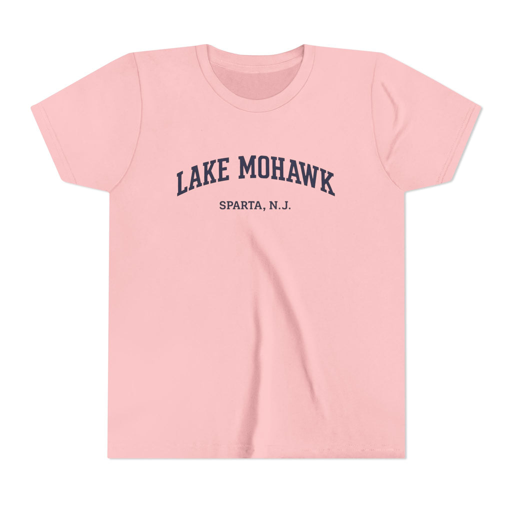 Lake Mohawk Sparta N.J. Youth T-Shirt - Shop Lake Mohawk - S / Pink