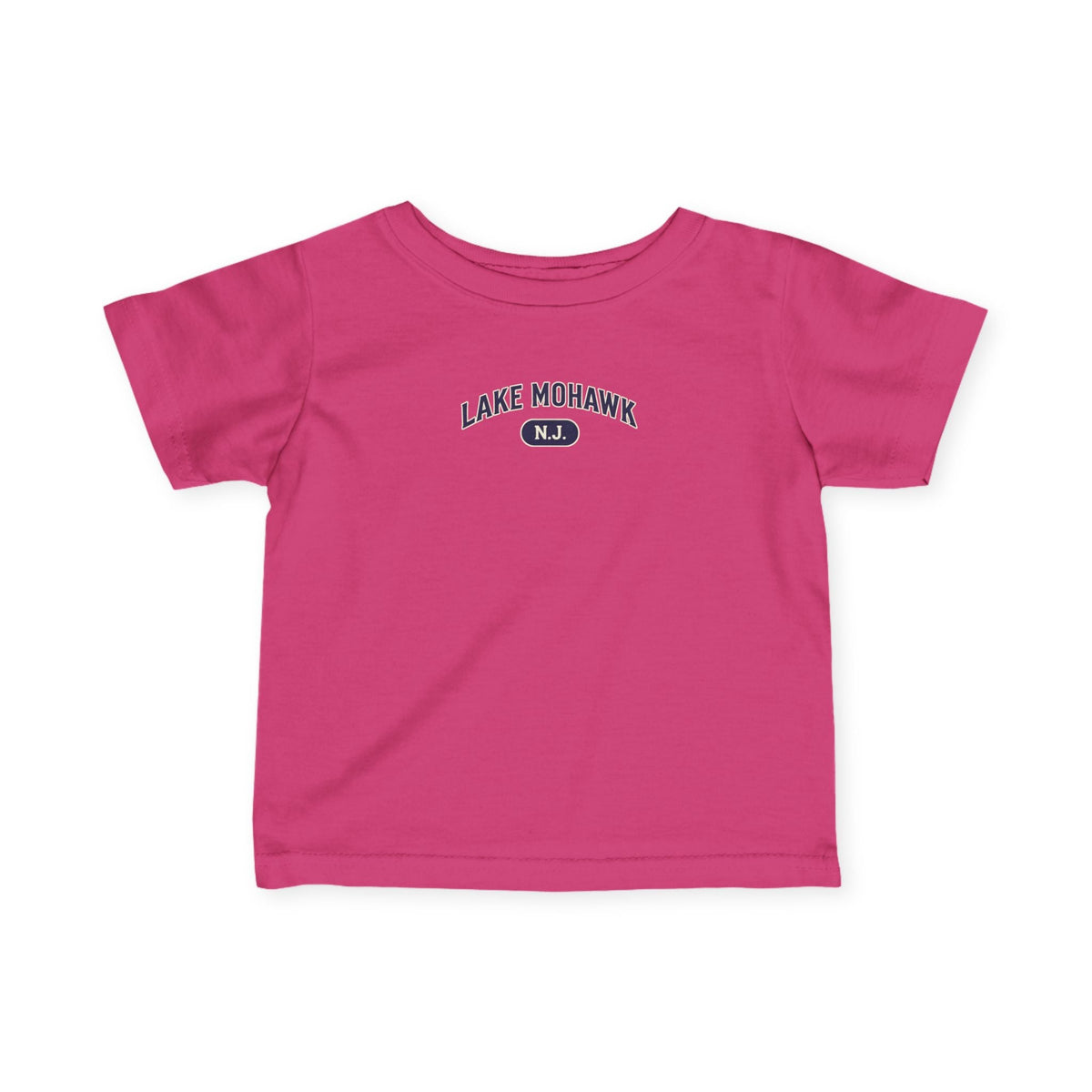Lake Mohawk Mini Camp Logo Infant T-Shirt - Shop Lake Mohawk - Hot Pink / 6M