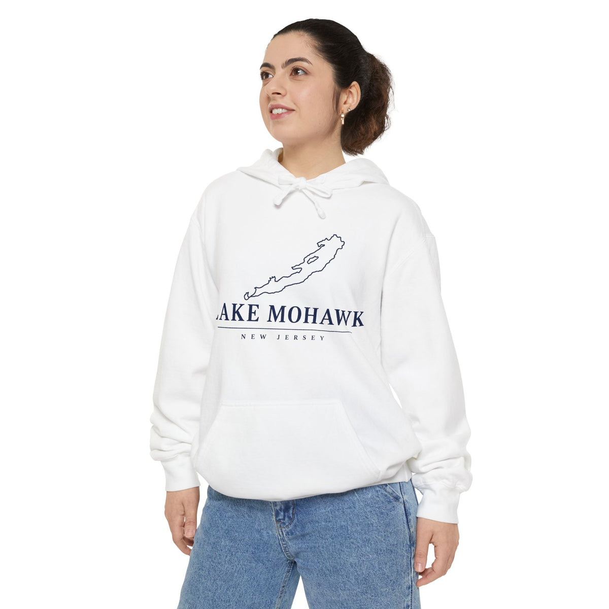 Lake Mohawk Lake Map Hoodie - Shop Lake Mohawk