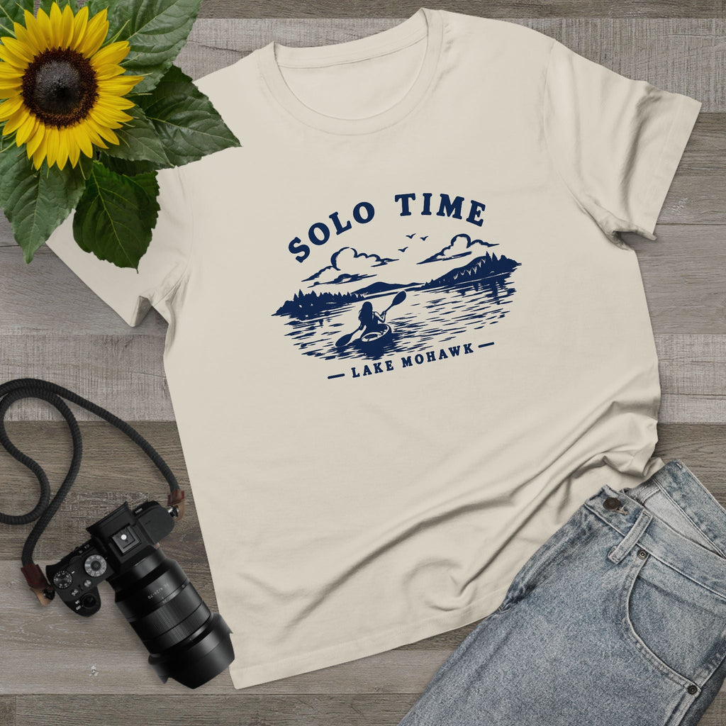 Solo Time Lake Tee — Women’s Kayaking Graphic T-Shirt - Shop Lake Mohawk