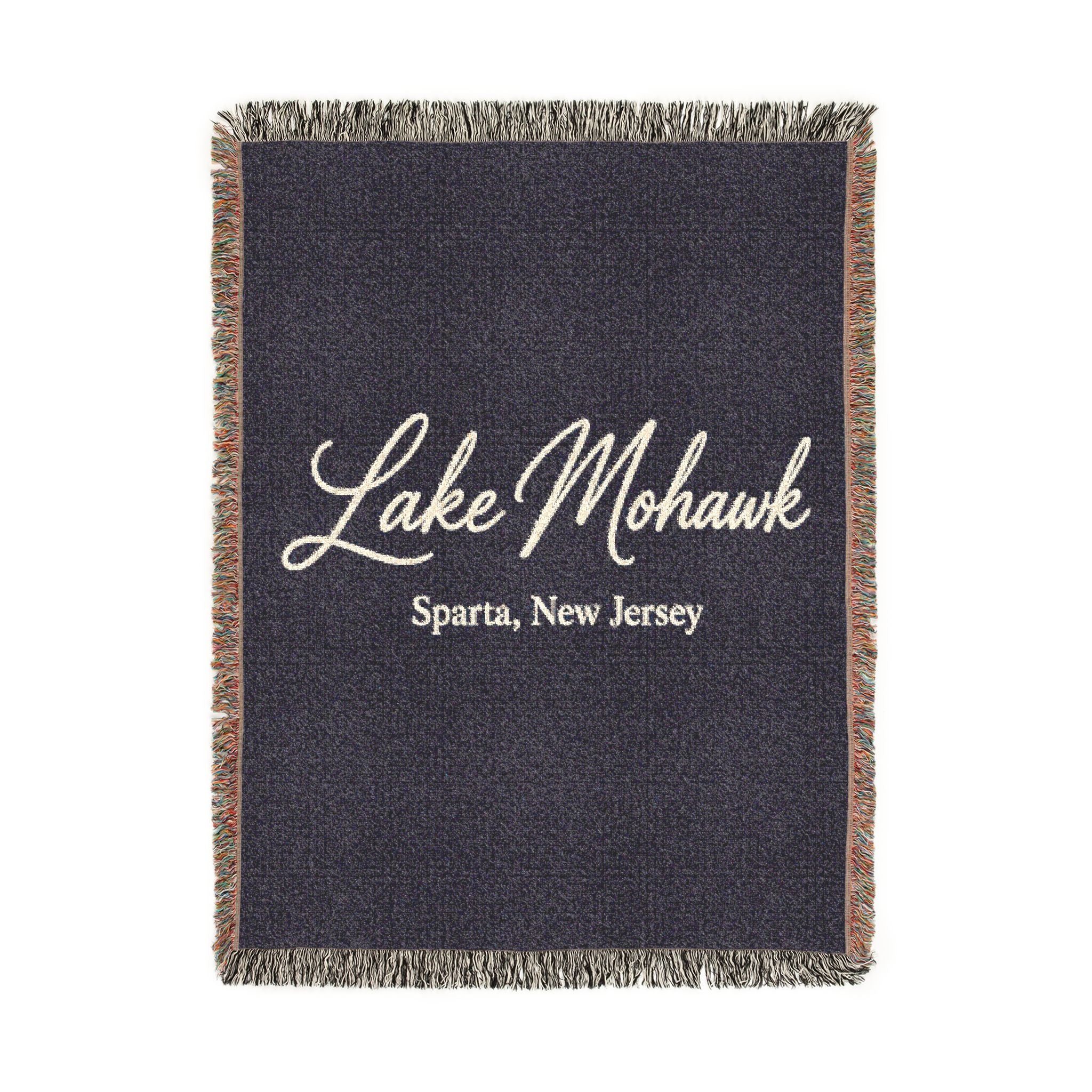 Custom Script Woven Blanket