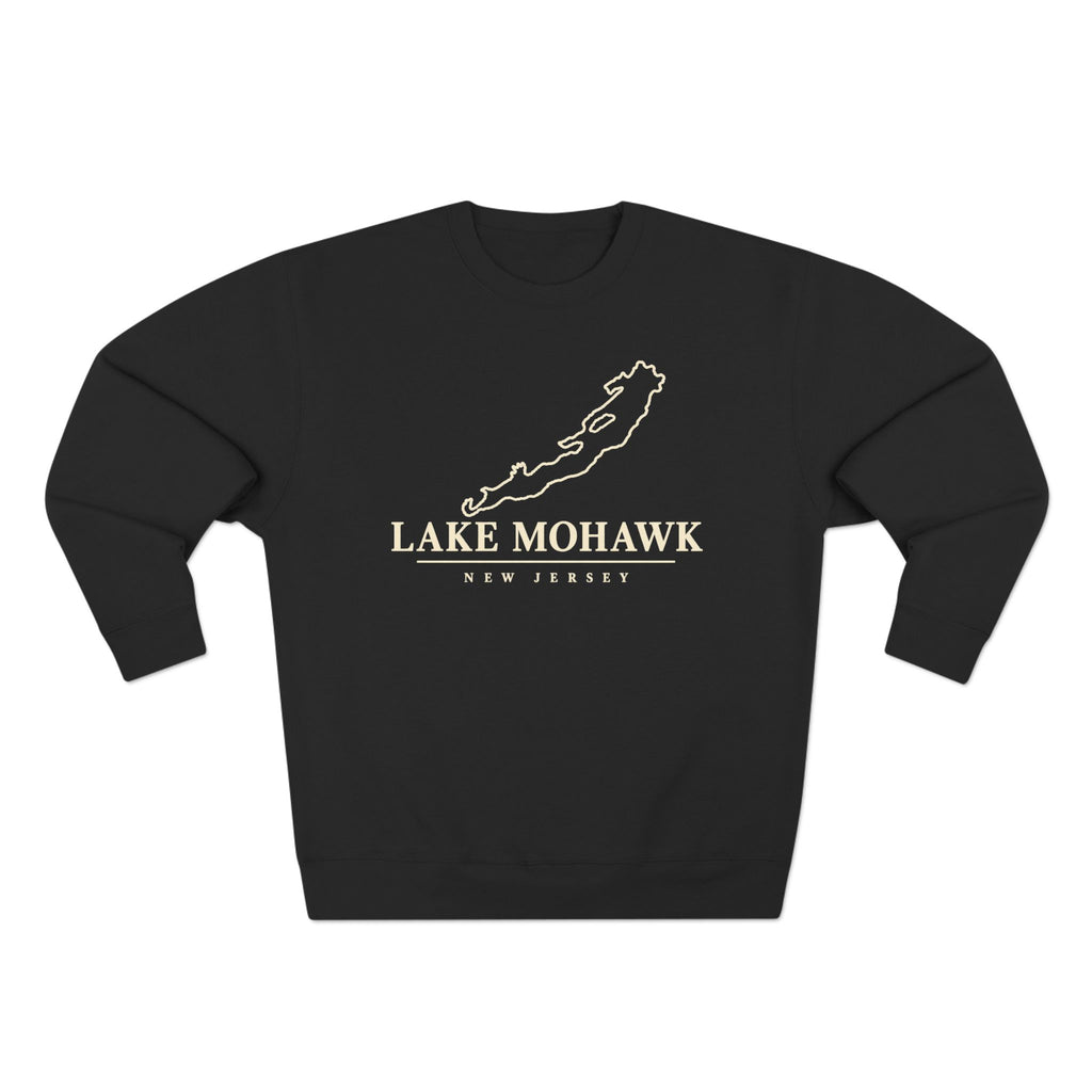 Lake Mohawk Lake Map Crewneck