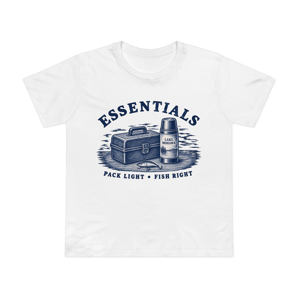 Pack Light • Fish Right T-Shirt - Shop Lake Mohawk - White / XS